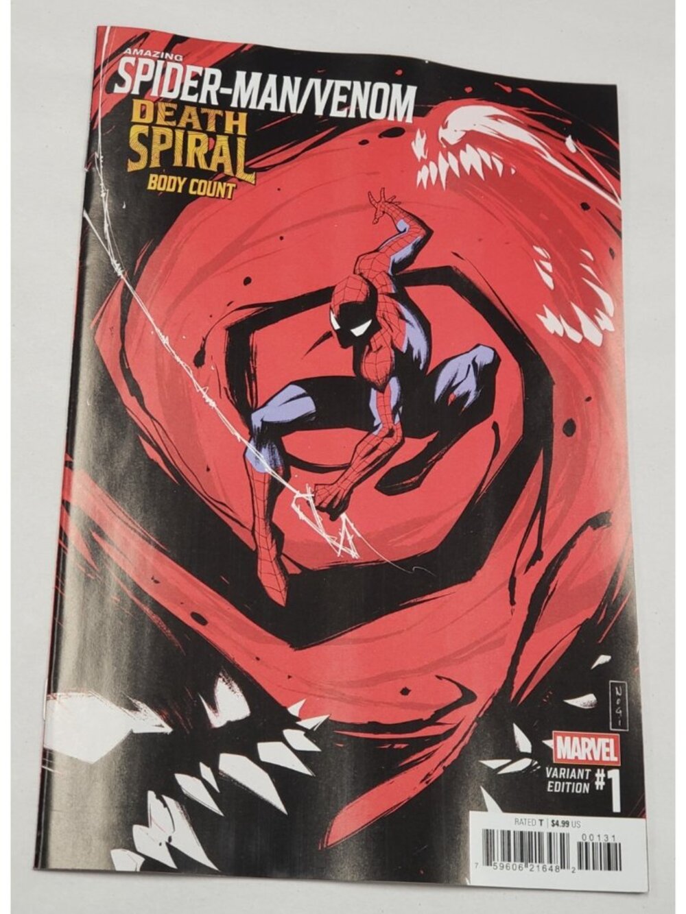 Spider-Man Venom: Death Spiral #1 Variant Set A B C D MTG Parrillo Soule VF NM - Picture 10 of 14